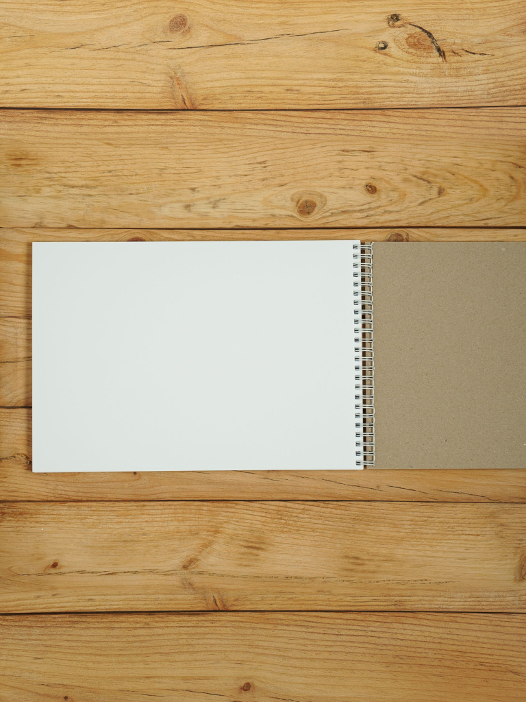 А4 Альбом планшет с плотными листами 200 г/м2 (скетчбук) для рисования и акварели "Абстракция" на жесткой подложке, 30 листов