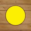 Наклейки Желтый круг